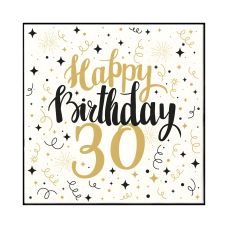 Serwetki premium birthday 30 40cmx40cm 50szt