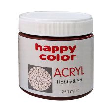 Farba akrylowa 250ml brązowy Happy Color HA 7370 0250-7
