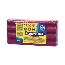 Plastelina szkolna Astra 1kg purpurowa