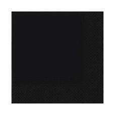 Serwetki 3-war. black 33cmx33cm 20 szt. paw