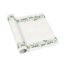 Bieżnik papierowy PREMIUM w rolce Eleganckie Liście wzór 40 cm x 5 m 1 szt.