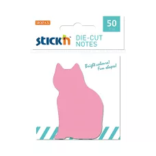 Notes samoprzylepny kształt kota seria ZOO 50 kartek