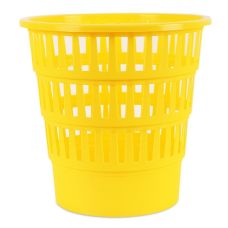 Kosz Na Śmieci Office Products, Ażurowy, 16L, Żółty
