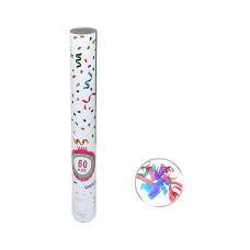 Tuba z konfetti PARTY GO mix kolorów wysokość 60 cm opakowanie 12 sztuk
