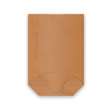 Torebka papierowa krzyżowa 0,5 kg 15+6 x 22 cm biała do gastronomii 1000 szt.