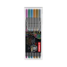 Flamaster Stabilo Pen 68 Metallic komplet 6 sztuk mix kolorów