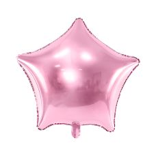 Balon foliowy Gwiazdka 48cm jasny różowy