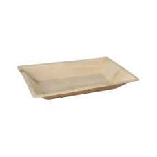 Tacka papierowa z liści palmowych 23 x 16 x 3 cm 6 sztuk