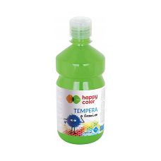 Farba TEMPERA Premium 500ml jasnozielona HAPPY COLOR