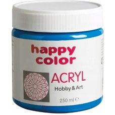 Farba Akrylowa Niebieska Happy Color 250 ml