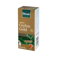 Herbata czarna DILMAH Ceylon Gold w torebkach 25 sztuk premium jakość cejlońska