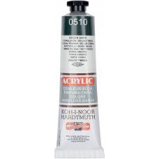 Farba Akrylowa Ciemnozielona KOH-I-NOOR 40ml