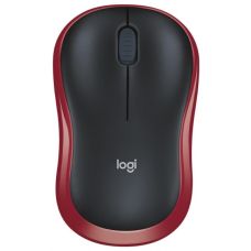 Mysz Logitech M185 czerwona bezprzewodowa