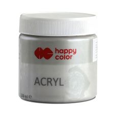 Farba Tempera Srebrna Happy Color 250ml HA 7370