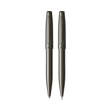 Zestaw długopis i ołówek Scrikss Oscar 39 w tekturowym etui kolor titanium