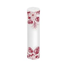 Bieżnik papierowy PREMIUM a'la len w rolce wzór Poinsettia 40 cm x 12 m 1 szt