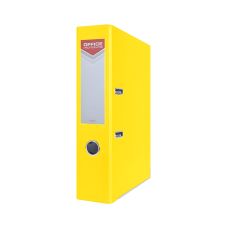 Segregator OFFICE PRODUCTS Officer z szyną na 75mm A4 żółty
