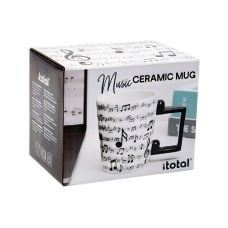 Kubek ceramiczny ITOTAL MUSIC z nadrukiem w nuty