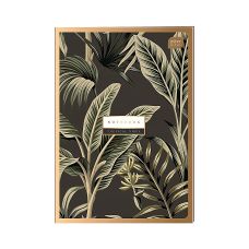 Zeszyt A4 60 Kartek w Kratkę 70g Interdruk Metallic Satin Gold