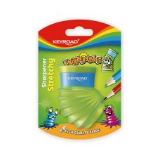 Temperówka KEYROAD Stretch Expandable plastikowa podwójna mix kolorów blister
