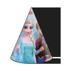 Czapeczki papierowe kraina lodu frozen elsa anna 6 szt. na urodziny