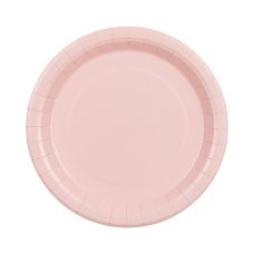 Talerzyki papierowe jasnoróżowe 23 cm (opakowanie 6 sztuk)