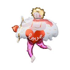 Balon Foliowy Kupidyn Dekoracyjny Mix Kolorów 82x99 cm