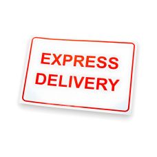 Etykiety samoprzylepne EXPRESS DELIVERY czerwono-czarne 148x130 mm - 100 szt.