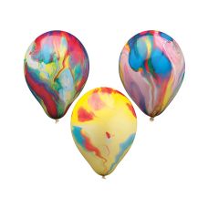 Balony lateksowe Multicolour kolorowe 22 cm średnica 8 sztuk w opakowaniu