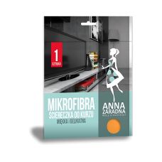 Ściereczka z mikrofibry do kurzu ANNA ZARADNA pomarańczowa 1 szt.