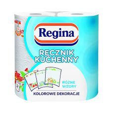 Ręcznik Papierowy Regina Dwuwarstwowy Biały 2 Rolki