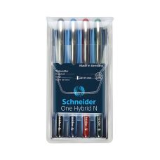Pióro kulkowe Schneider ONE Hybrid N 0,5 mm w etui 4 sztuki miks kolorów