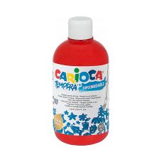 Farba TEMPERA czerwona CARIOCA 500ml