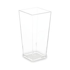 Pojemniki na przekąski papierowe prostokątne 4x4x8cm 85ml 40 sztuk