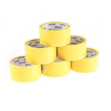 Taśma pakowa PP żółta 48mm x 50y 36mic klej akrylowy