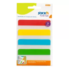Zakładki indeksujące przezroczyste 38x76mm 4 kolory