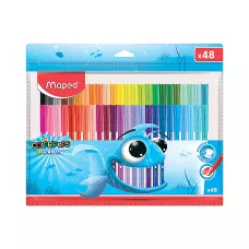 Flamastry Color'Peps Ocean 48 kolorów w etui z zamkiem