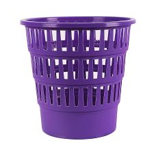 Kosz Na Śmieci Office Products, Ażurowy, 16L, Fioletowy
