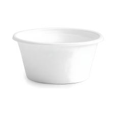 Miseczka papierowa z trzciny cukrowej biała 60 ml średnica 62 mm 100 szt.