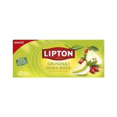 Herbata LIPTON owocowa z gruszką i dziką różą 20 torebek saszetkowych
