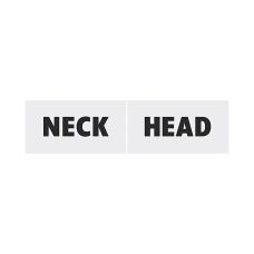 Tabliczki Tekturowe Head & Neck do Zdjęć 30x15 cm Opakowanie 2 sztuki