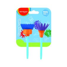Pędzle kreatywne do malowania KEYROAD Funny Brush, 2 sztuki, zawieszka