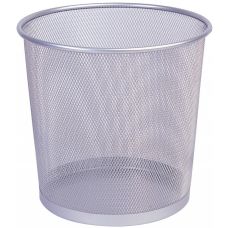 Kosz Na Śmieci Q-Connect Office Set, Metalowy, 12L, Srebrny