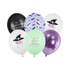 Balony 30 cm, Witch, mix (1 op. / 6 szt.)