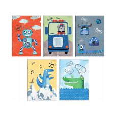 Zeszyt A6 32 Kartki w Kratkę TOP 2000 BOYS CARD Laminowany