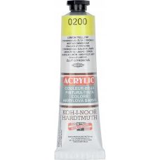 Farba akrylowa KOH-I-NOOR 162712 żółta 0200 40ml