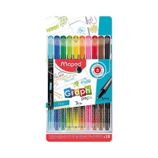 Cienkopisy Graph'Peps Deco 0.4mm 10 sztuk etui