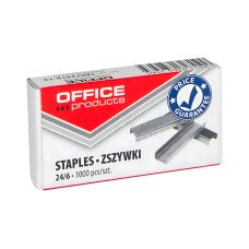 Zszywki biurowe OFFICE PRODUCTS 24/6 mm stalowe do zszywaczy