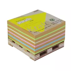 Notes kostka Kraft na palecie 76x76mm, 400 kartek
