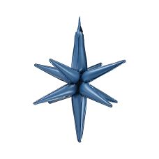 Balon foliowy Gwiazda 3D, granatowy, 70 cm